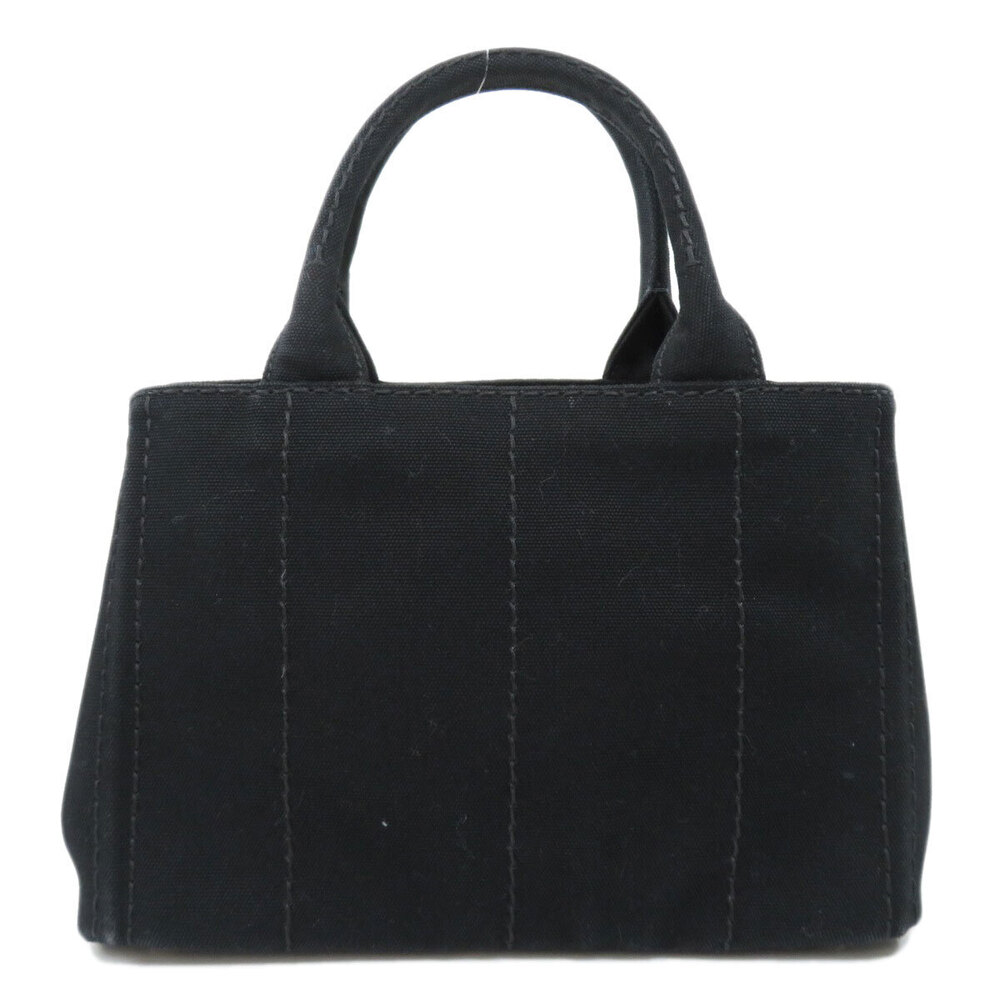 Prada Canvas Handbag Canapa Black